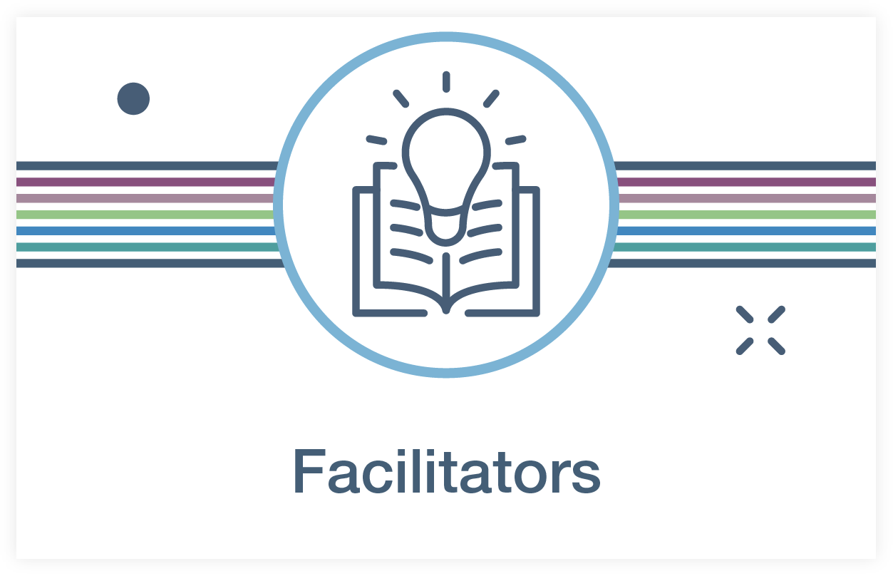 Icon of an open book and a lightbulb representing ideas