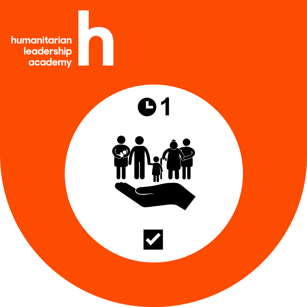 Humanitarian Leadership Academy safeguarding badge