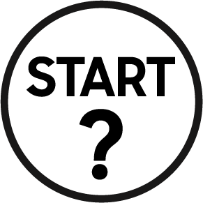 a circle with start