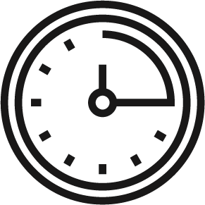A clock showing passing time